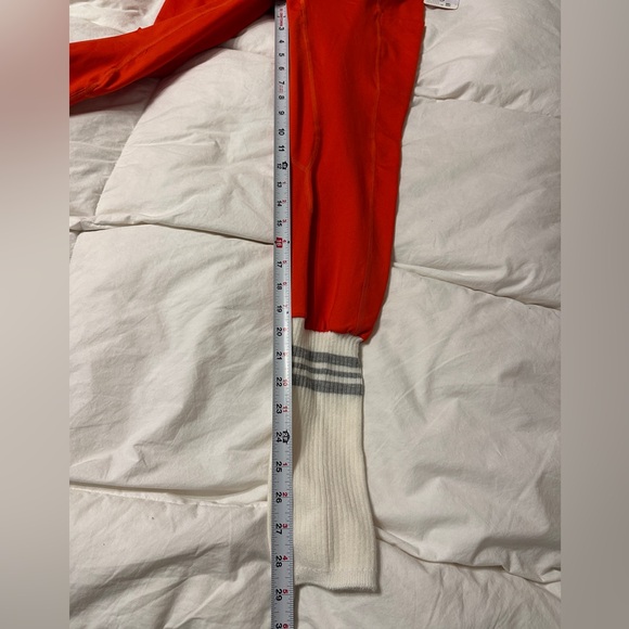 Free People Movement Sock It To Me Bright Orange Leggings - NWT - Size M - Picture 16 of 16